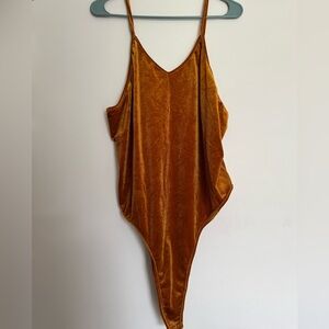 Women’s SHEIN Velour Bodysuit-Size 4XL